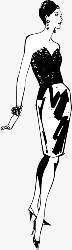 手绘舞女