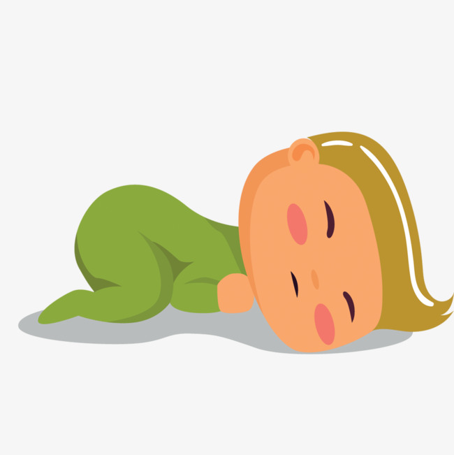 婴儿趴着睡觉正确图片