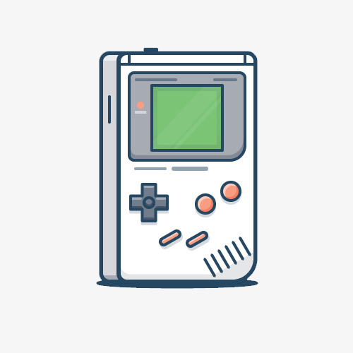 复古绿屏游戏机素材图片免费下载_高清图片pngpsd