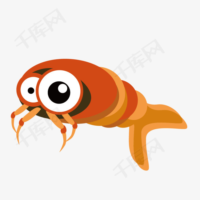 矢量小虾