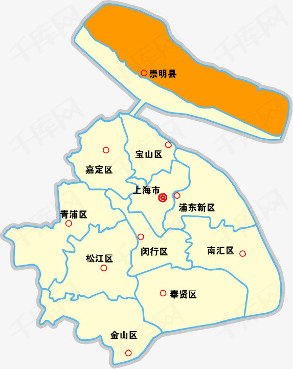 上海地图素材图片免费下载_高清ppt元素png_千库网