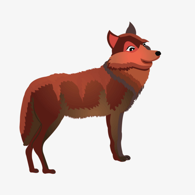 矢量手绘狼狗素材图片免费下载_高清卡通手绘