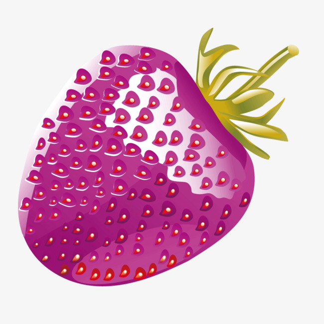 紫色质感水果草莓素材图片免费下载_高清装饰