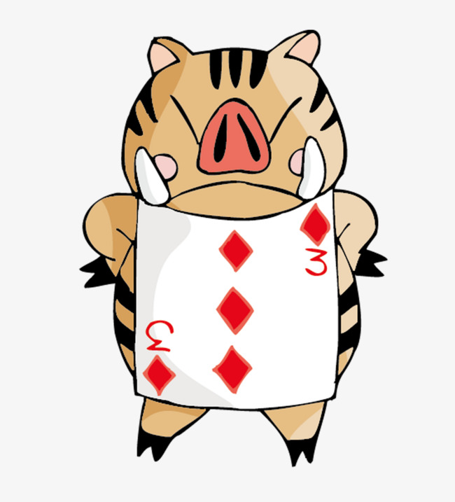 卡通野猪设计