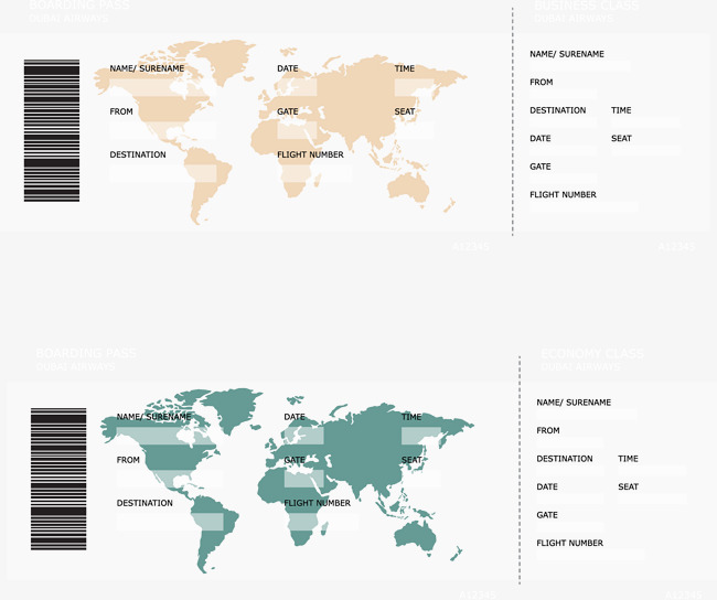 出国机票模板素材图片免费下载_高清psd