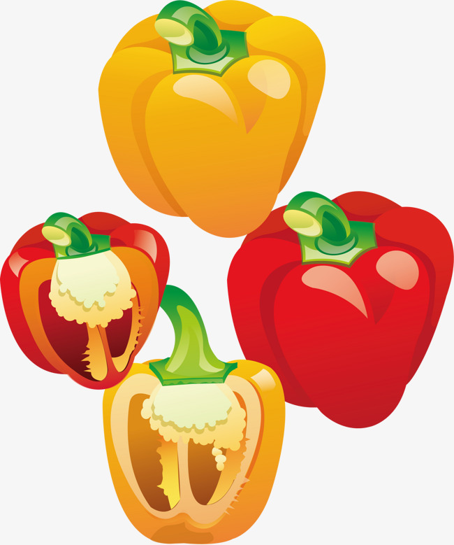 青椒png矢量素材图片免费下载_高清卡通手绘
