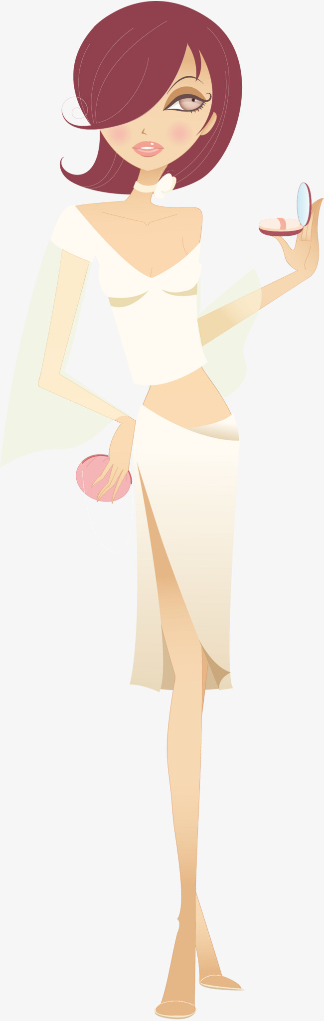 本次手绘女孩矢量图作品为设计师我爱咋滴就咋滴创作,格式为png,编号