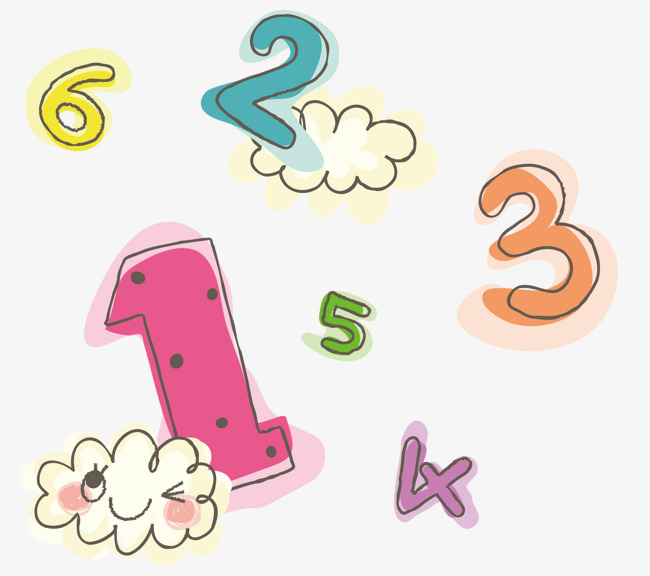 卡通数字