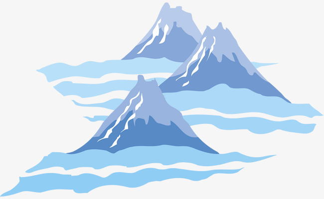 雪山png矢量素材png素材-90设计