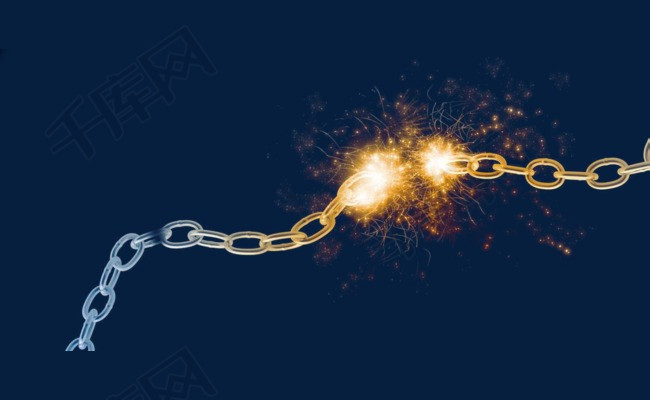 断裂的链条素材图片免费下载_高清效果元素png_千库网