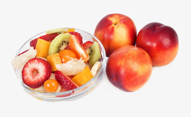 柚子苹果草莓水蜜桃水果拼盘素材图片免费下载