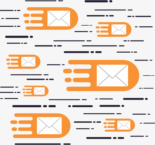 电子邮件超速度飞上天空素材图片免费下载_高