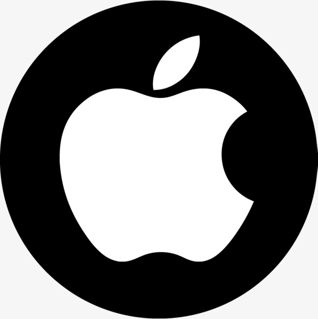 黑色衬托型苹果logo素材图片免费下载 高清效果元素png 千库网 图片编号7194913 