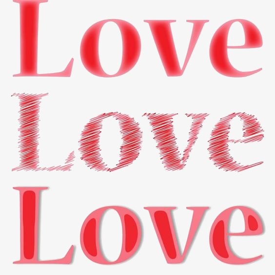 love英文艺术字