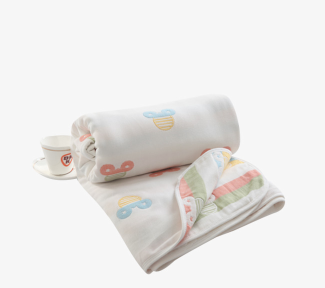 白色轻柔夏季被子夏凉被免抠素材图片免费下载