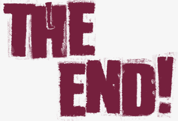 THEEND艺术字素材图片免费下载_高清艺术字素材png