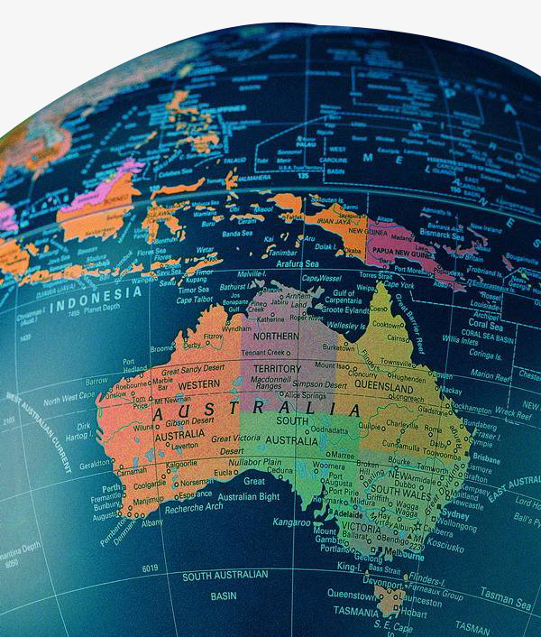 澳大利亚地图详细英文版素材图片免费下载_高
