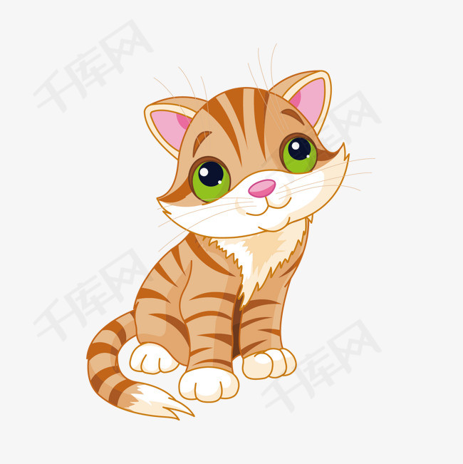 猫咪卡通猫咪小猫动物