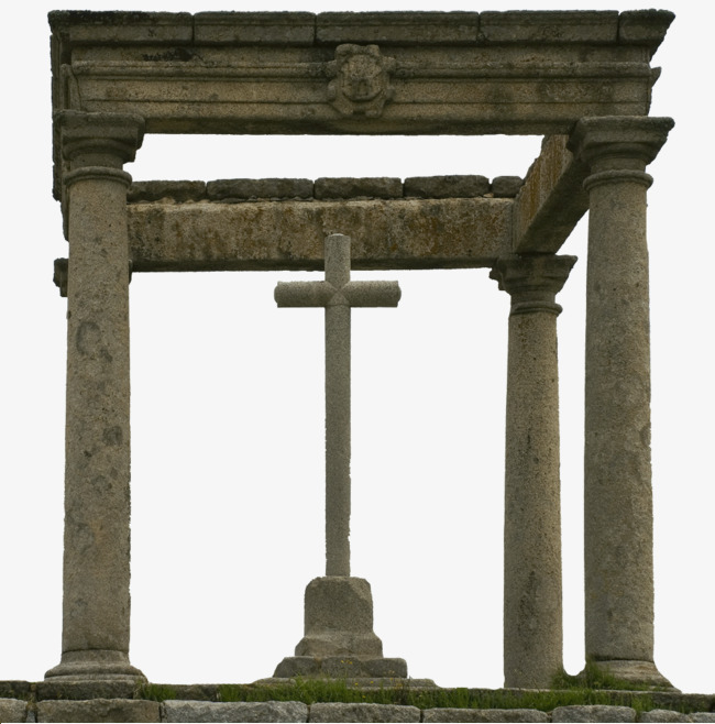 复古建筑物十字架免抠素材图片免费下载_高清