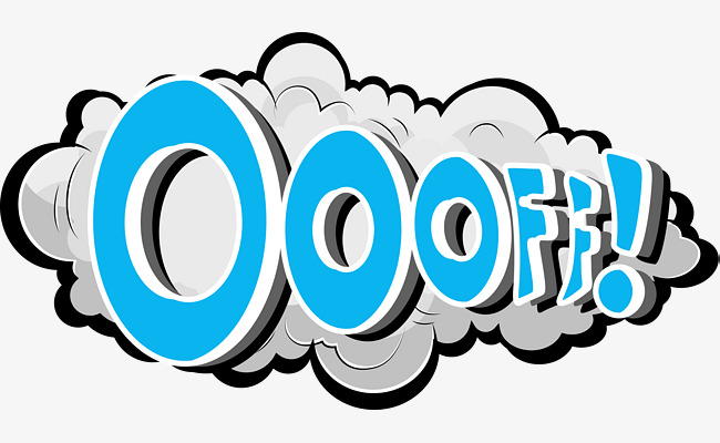 漫画风格爆炸艺术字免抠图象素材图片免费下载