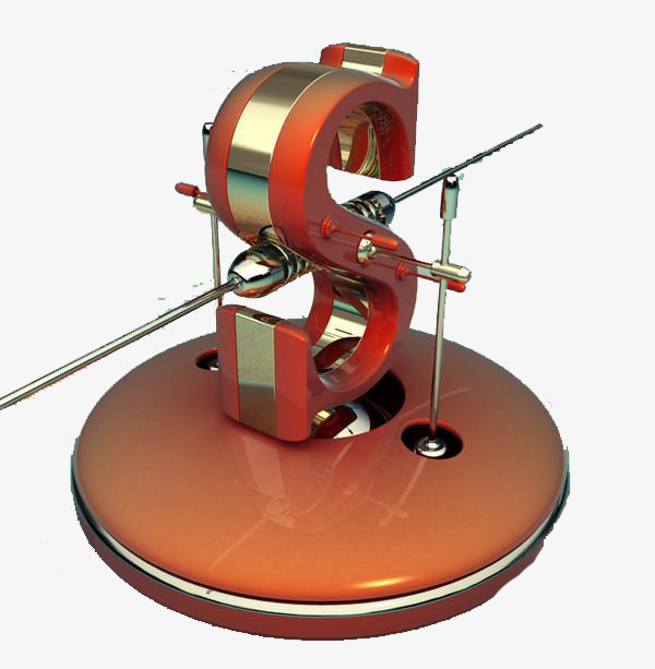 3d褐色英文s素材图片免费下载_高清效果元素