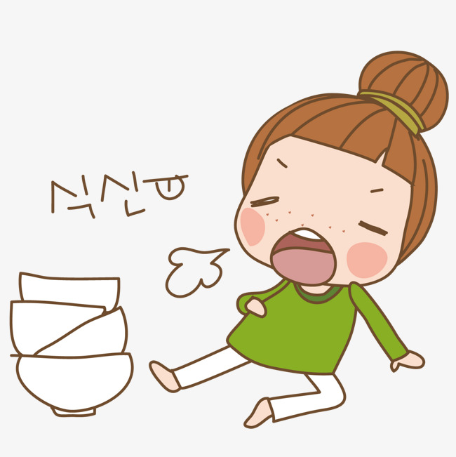 吃饱的女孩