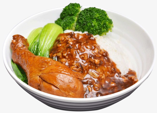 美味的鸡腿饭