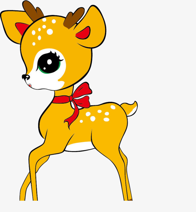 可爱设计小鹿