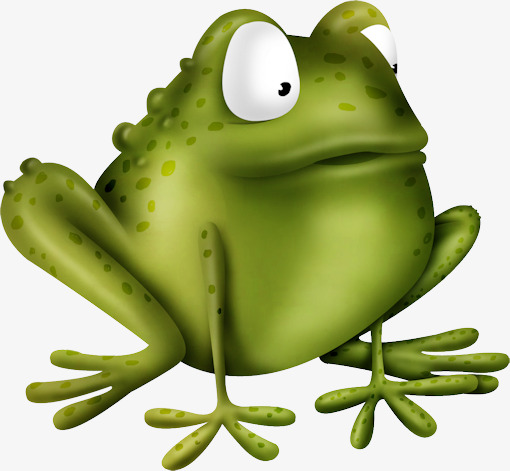 可爱绿色青蛙