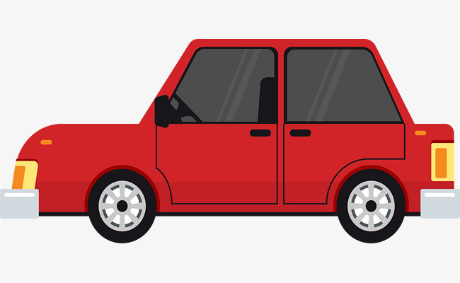 红色小轿车素材图片免费下载_高清psd