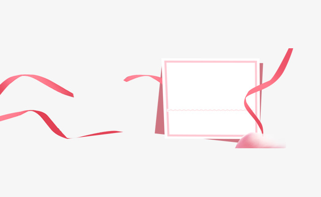 粉红色彩带纸张边框纹理素材图片免费下载_高