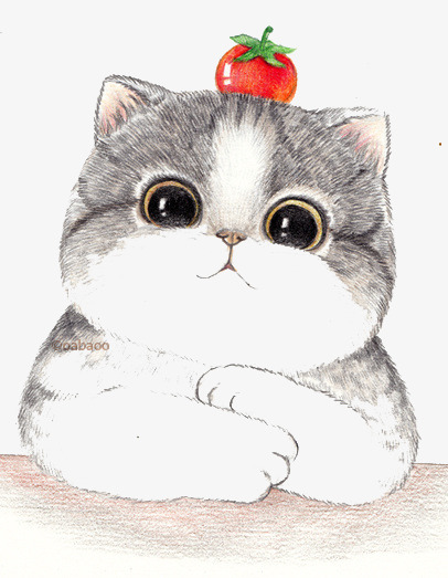 手绘猫咪素材图片免费下载_高清卡通手绘png