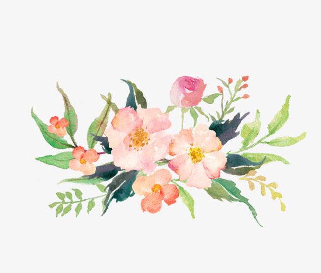 本次粉色手绘花草装饰图案作品为设计师创作,格式为png,编号为