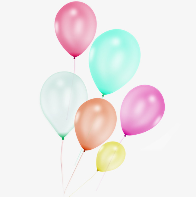 多彩清新气球装饰图案素材图片免费下载_高清装饰图案png