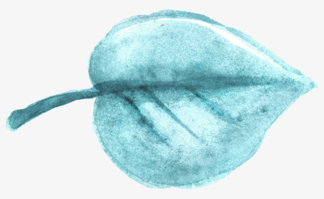 创意手绘素描绿叶素材图片免费下载_高清卡通