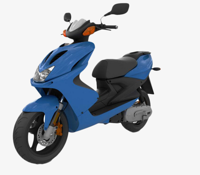 蓝色电动车素材图片免费下载_高清png