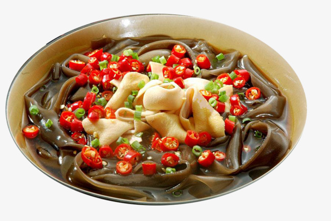 酸辣粉传统美食酸爽毛笔字字体设计餐饮