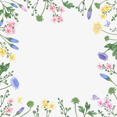 卡通背景_卡通花边png素材-90设计