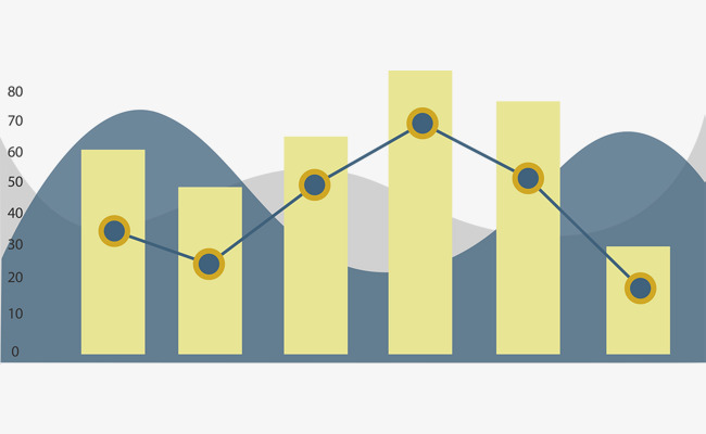 彩色价格走势矢量图素材图片免费下载_高清P