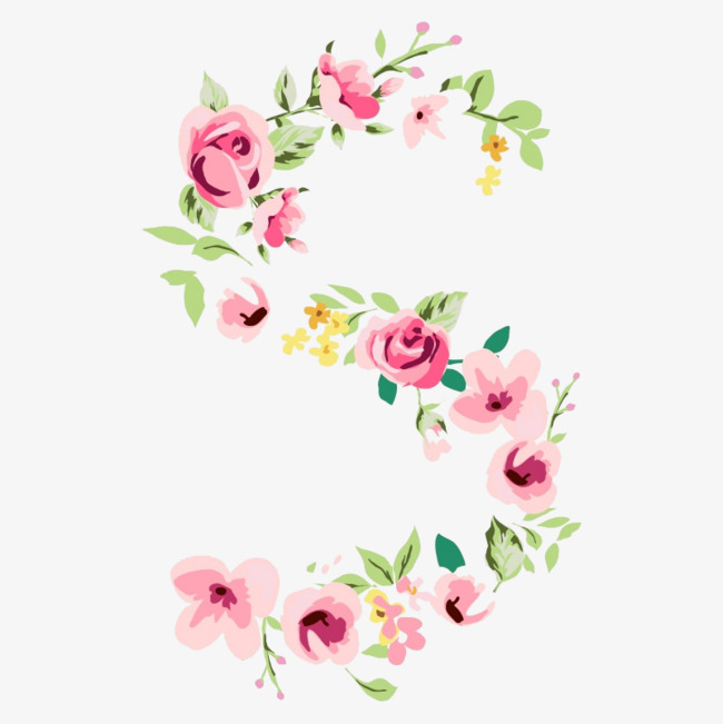 鲜花艺术字s