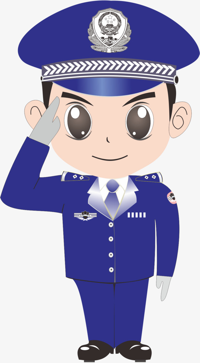 民警公安卡通警察警官庄 卡通世界