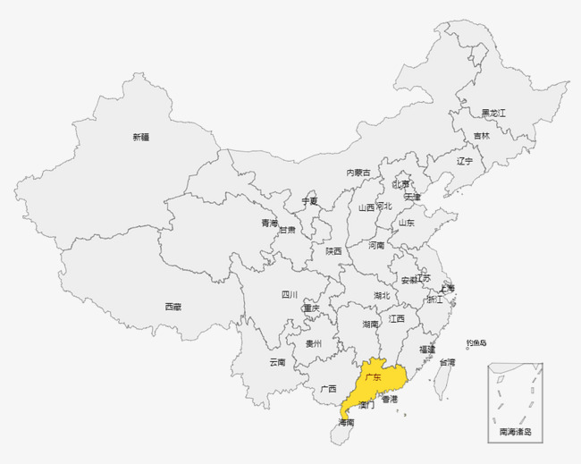 灰色中国地图免费下载素材图片免费下载_高清