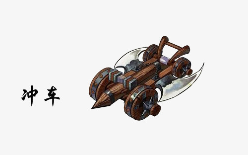 古代战车冲车