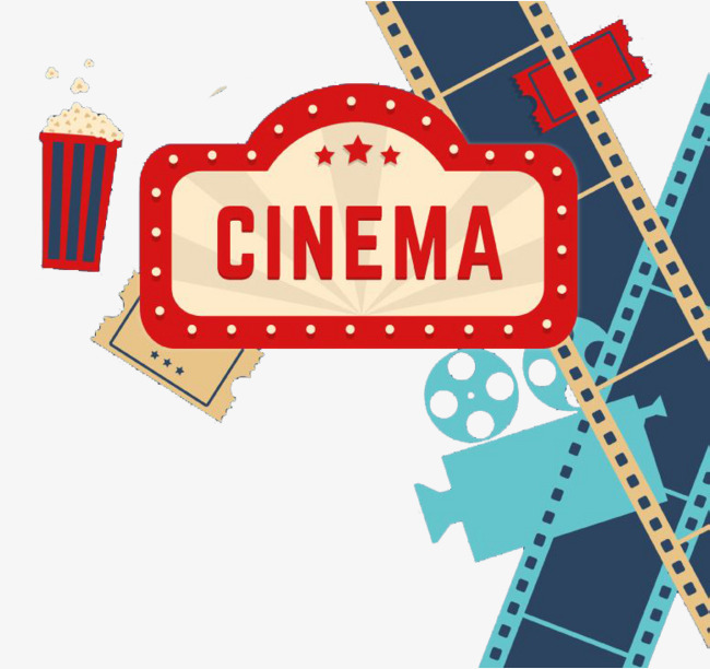 创意电影节海报插图元素素材图片免费下载_高清png_千