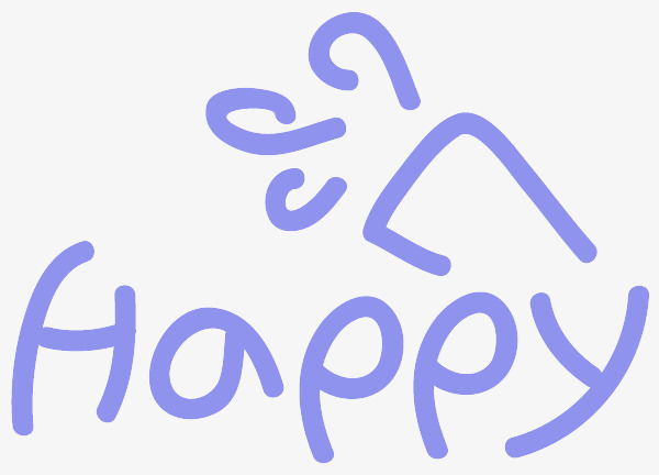 happy艺术字素材图片免费下载_高清png