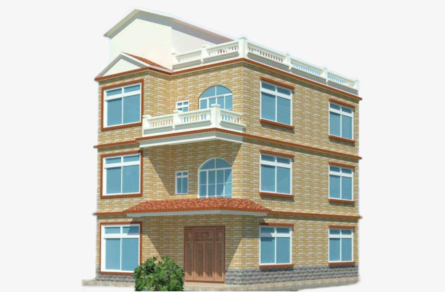 农村别墅建筑外墙