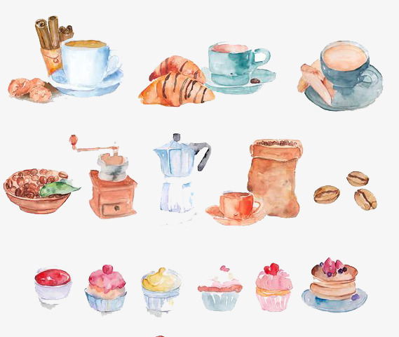 水彩食物素材图片免费下载_高清png