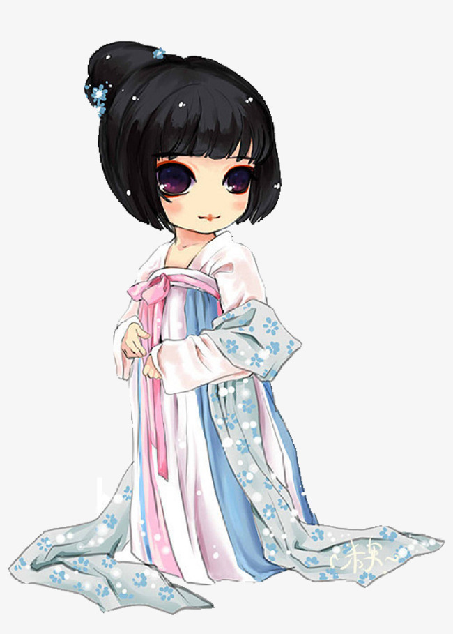 汉服穿搭拼图素材女生,汉服穿搭拼图素材女生图片
