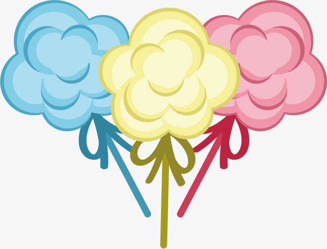 卡通图案 棉花糖 糖果色素材图片免费下载_高清psd_千