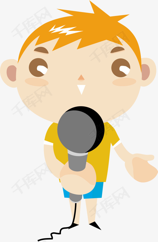 主持人png元素